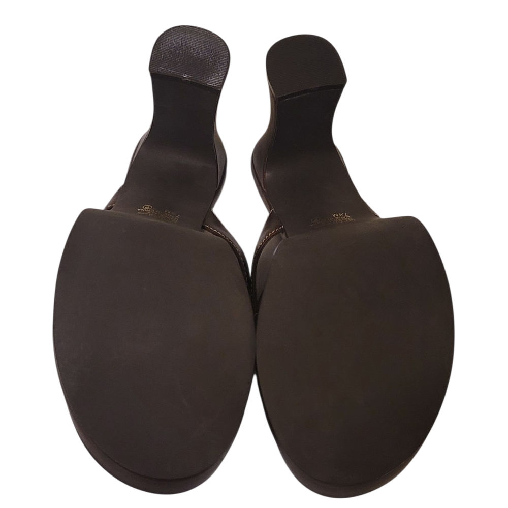 FINAL PRICE Mudd Dark Brown Chunky Heels Size (7.5M) - Picture 3 of 4